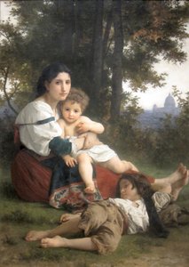 残り 作： William Adolphe Bouguereau